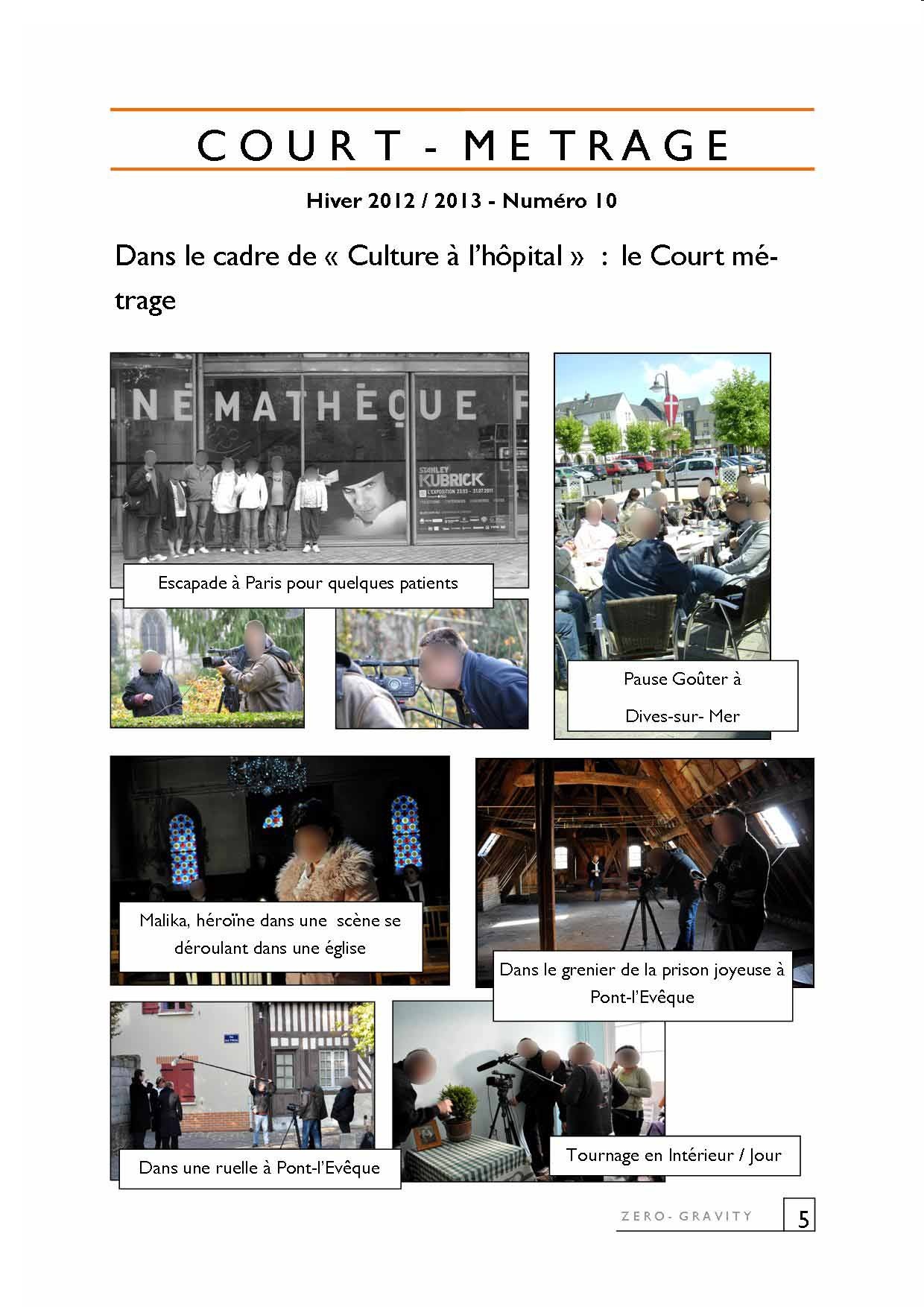 Zéro Gravity, le journal des patients de l'hôpital de jour de Trouville sur Mer